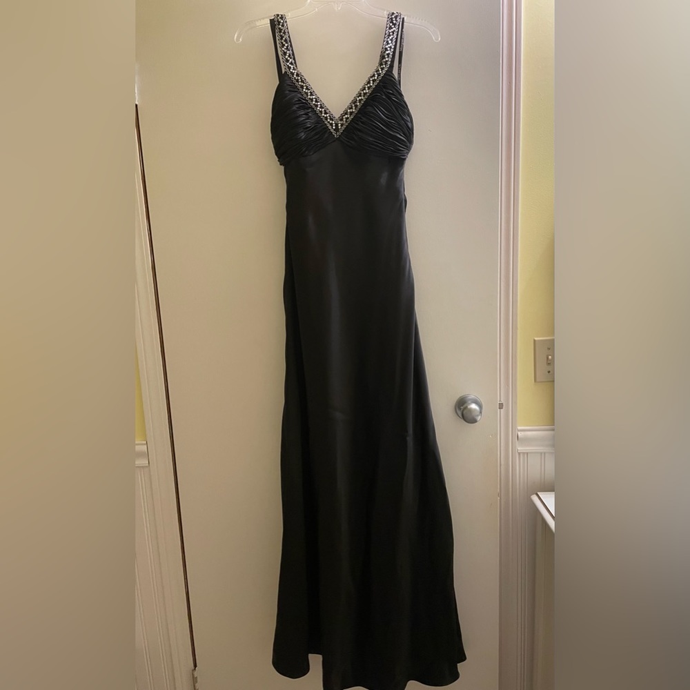 Black full length gown